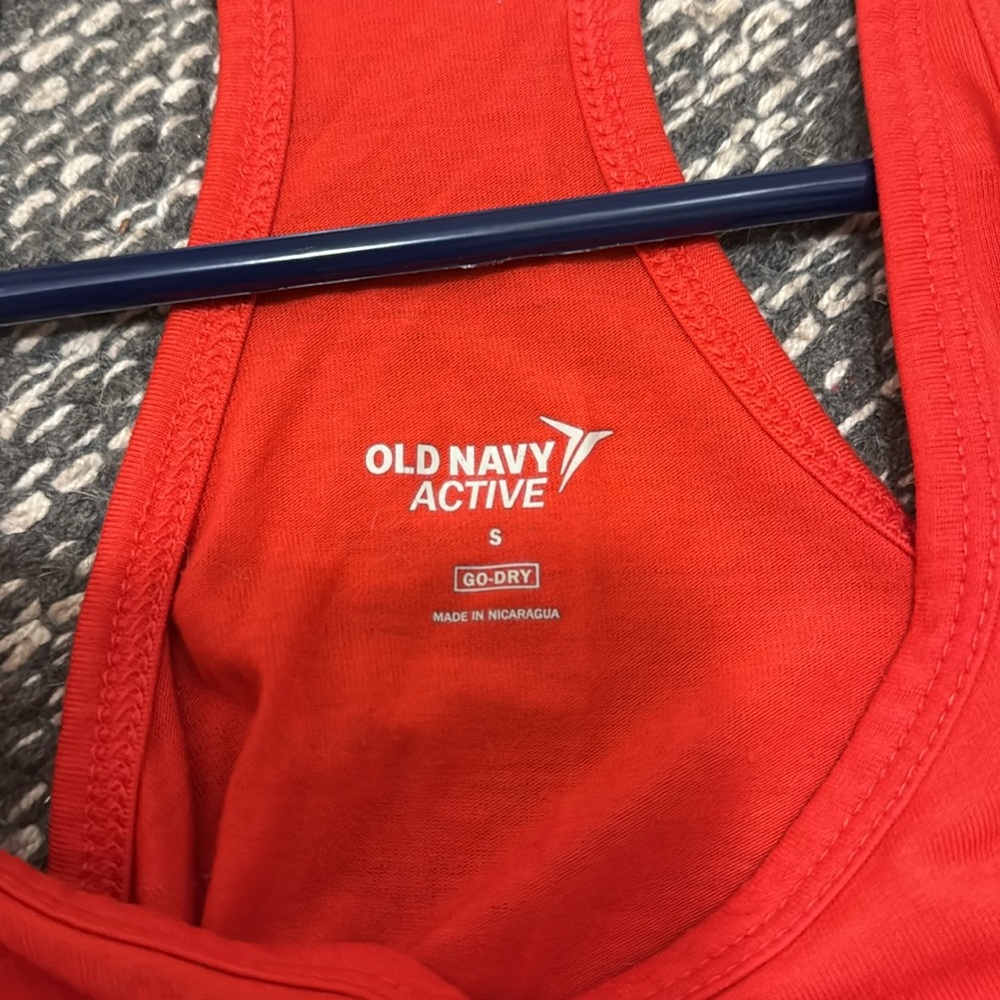 Old Navy Active Red Racerback Tank - Picture 3 of 3